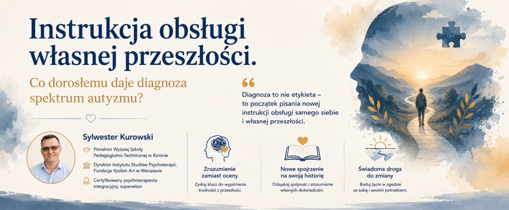 Instrukcja obsługi własnej przeszłości. Co dorosłemu daje diagnoza spektrum autyzmu? - Sylwester Kurowski
